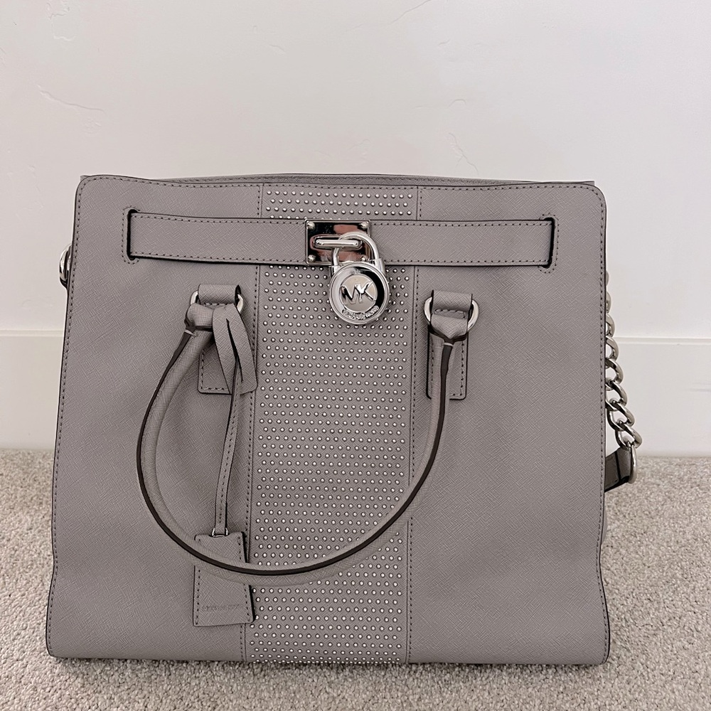 Michael Kors studded Hamilton Tote NEW - Picture 2 of 8